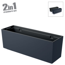 ΖΑΡΝΤΙΝΙΕΡΑ (2 ΣΕ 1) ΠΛΑΣΤΙΚΗ ΑΝΘΡΑΚΙ URBI CASE - 77x23.5x24.6cm 3/51KIB