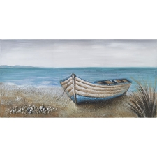 ΠΙΝΑΚΑΣ ΚΑΜΒΑΣ ΒΑΡΚΑ ΣΤΗΝ ΑΚΡΟΓΥΑΛΙΑ - 120x60cm 6/ΚΙΒ